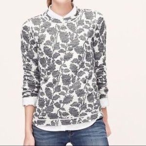 Loft Ivy Jacquard sweatshirt